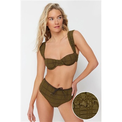Trendyolmilla Haki Balkonet Bikini Üstü TBESS21BU0161