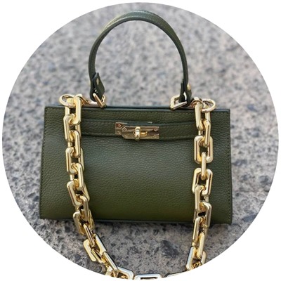Ab.Zapatos PELLE Birkin CG (760) verde