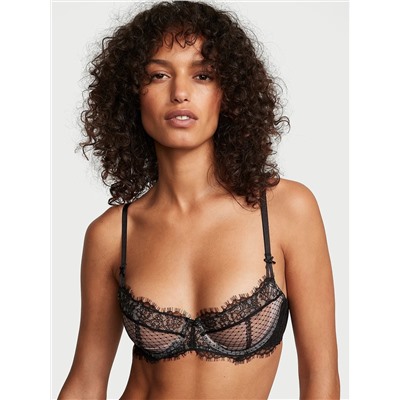 Dream Angels Wicked Lace Unlined Balconette Bra Push Up without Padding