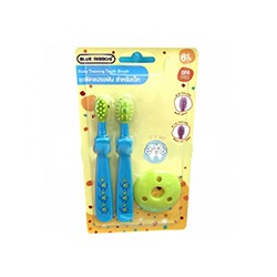 Набор щеток-прорезывателей для детей от 6 месяцев от Blue Ribbon  / Blue Ribbon training kids brushes set