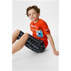 Shorts - kariert