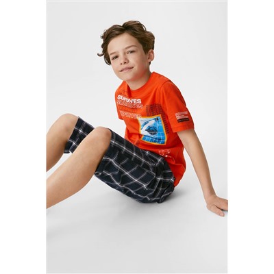 Shorts - kariert