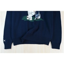 Мужской свитер с вышивкой RALPH LAURE*N ОРИГИНАЛ!