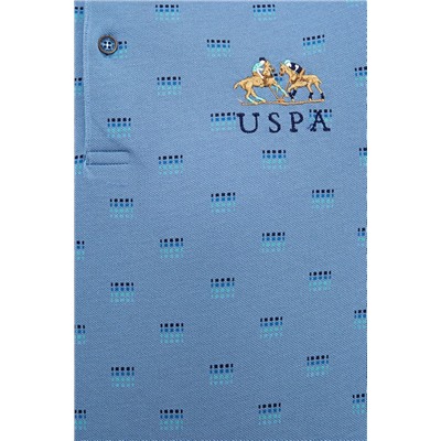 Erkek İndigo Polo Yaka Tişört
