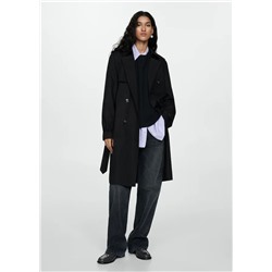 Trench clásico cinturón