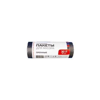 Пакет мусорный 30л 30шт 2,8гр (УП/Виконт) 45х55см 6мкм ПНД (70ту)