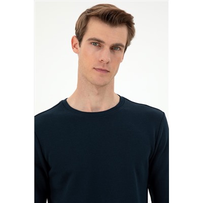 Erkek Lacivert Sweatshirt