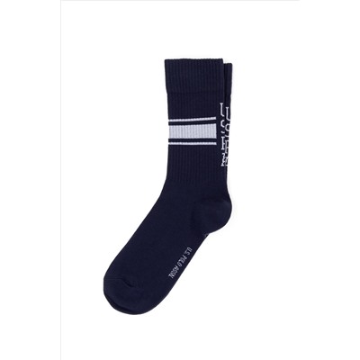 Erkek Lacivert Tenis Çorabı