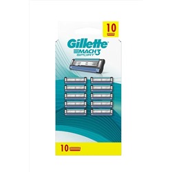 Gillette, Mach3 Sport Yedek Tıraş Bıçağı 10 Adet