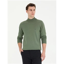 Duman Slim Fit Yarım Balıkçı Basic Triko Kazak