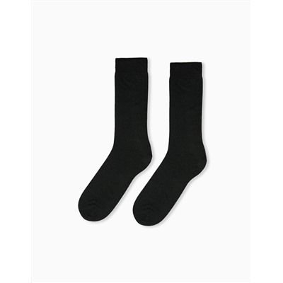 Calcetines de Algodón, Hombre, Negro