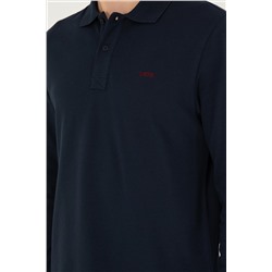 Erkek Lacivert Basic Sweatshirt
