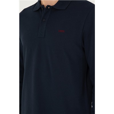 Erkek Lacivert Basic Sweatshirt