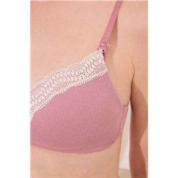 Sujetador CHARMING 'maternity' canalé rosa