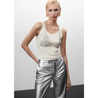 Collar cuerpo cristales strass