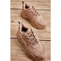 Bambi Toprak Nubuk Kadın Sneaker K01591007271 L05910072