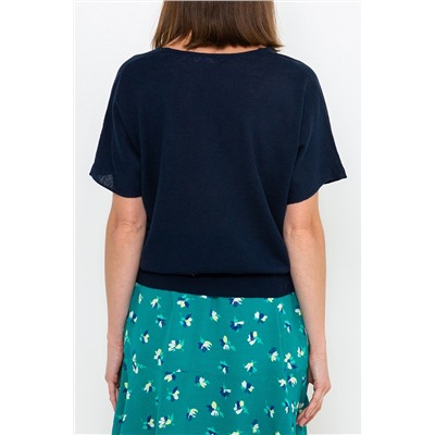 Jersey de lino Azul marino
