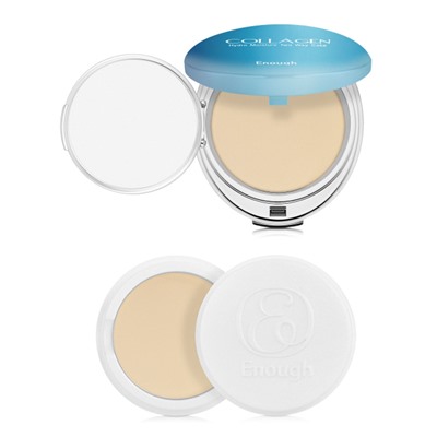 Collagen Two Way Cake SPF25 PA++ (Including Refill) #21, Увлажняющая компактная пудра с коллагеном