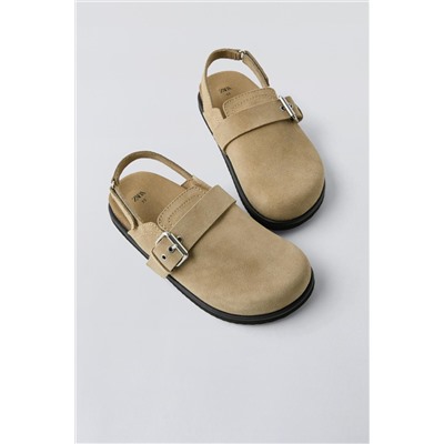 LEATHER CLOGS