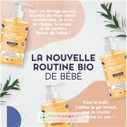 BeauTerra Bébé - Eau Nettoyante Certifié BIO - Non Parfumé - Visage & Corps 750 mL