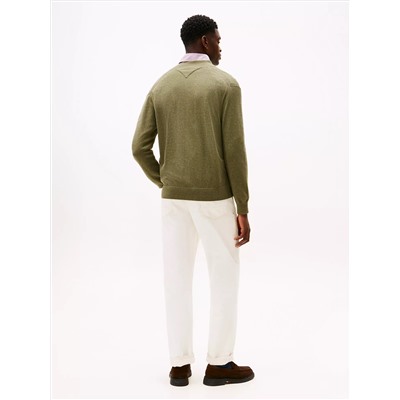 Cotton Zip Baseball Cardigan