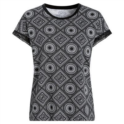 Damen T-Shirt mit Ethno-Print