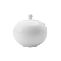 Сахарница, 12 см, 400 мл, фарфор P, белая, White Basics, 56496