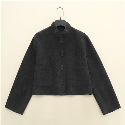 Женское короткое шерстяное пальто Massim*o Dutti ОРИГИНАЛ!