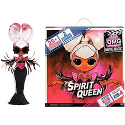 LOL Surprise OMG Movie Magic Spirit Queen Fashion Doll with 25 Surprises Including 2 Outfits, 3D Glasses, Movie Accessories and Reusable Playset– Gift for Kids, Toys for Girls Boys Ages 4 5 6 7+ Years