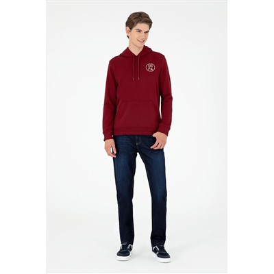 Erkek Bordo Sweatshirt