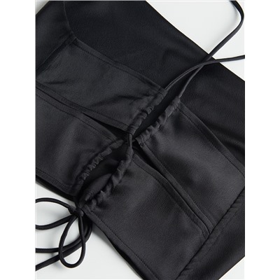 Crop Top aus Satin
