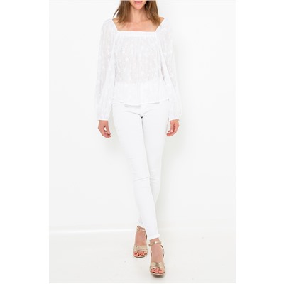 Blusa Blanco roto