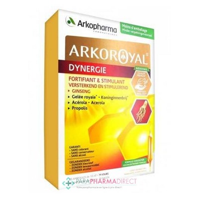 ArkoPharma ArkoRoyal Dynergie Fortifiant & Stimulant 20 ampoules