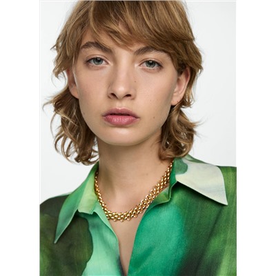 Vestido estampado lazo
