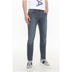 Erkek Gri Jean Pantolon