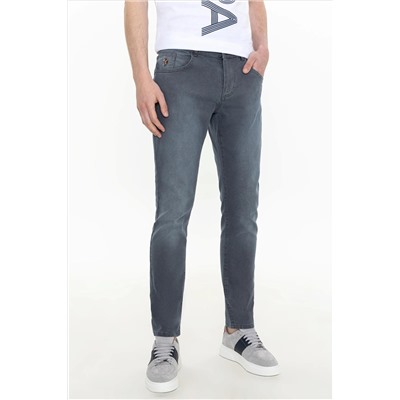 Erkek Gri Jean Pantolon