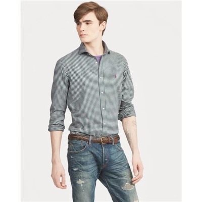 POLO RALPH LAUREN Classic Fit Plaid Twill Shirt