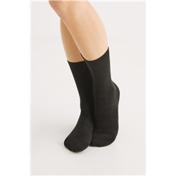 Pack 3 calcetines algodón negro