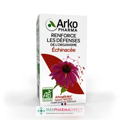 ArkoPharma ArkoGélules - Echinacée - Renforce les Défenses de l'Organisme - BIO 45 gélules