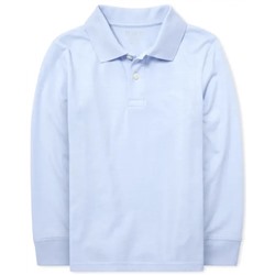 Boys Uniform Long Sleeve Soft Jersey Polo