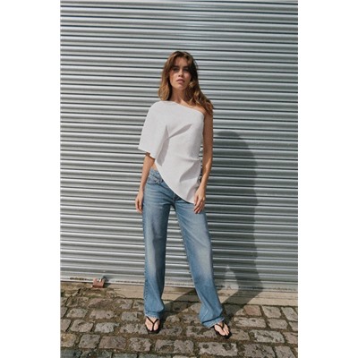 TRF STRAIGHT LOW-RISE JEANS