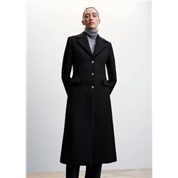 Abrigo botones metálicos -  Mujer | MANGO OUTLET Melilla