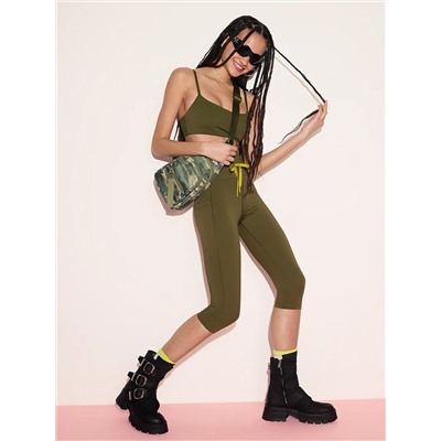 Relay Square-Neck Sports Bra