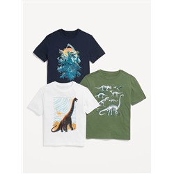Short-Sleeve Graphic T-Shirt 3-Pack for Boys