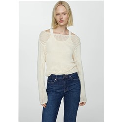 Jeans flare tiro medio