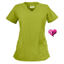 Butter-Soft Scrubs by UA™ Women's Scallop Neck Top