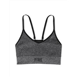 PINK Seamless Racerback Sports Bra