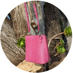 Ab.Zapatos Pelle 306 (350) serpiente FUXIA