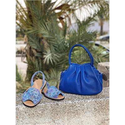 AB.Zapatos · 320-8 · estampado azul+PELLE · LUX