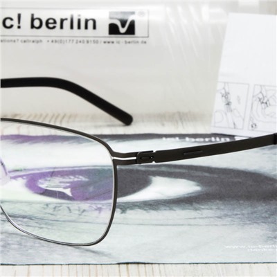 IB00014 - Оправа ic!Berlin Khamseen gun metal + футляр